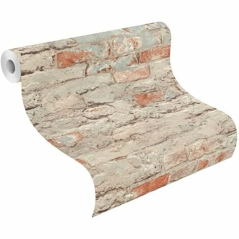 Brick Effect Wallpaper Rasch Paste The Wall Textured Vinyl Red Grey Brick Effect Wallpaper Rasch Paste The Wall Textured Vinyl Red Grey -RASCH Store 29678787 2