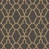Rasch Casablanca Trellis Black Copper Vinyl Textured Wallpaper