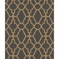 Rasch Casablanca Trellis Black Copper Vinyl Textured Wallpaper 7 Rasch Casablanca Trellis Black Copper Vinyl Textured Wallpaper -RASCH Store 30086795 3