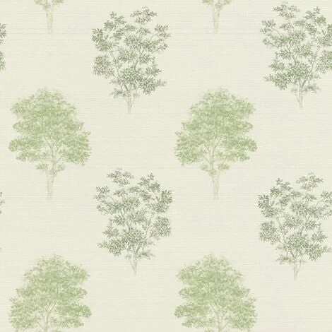 Green Textured Tree Wallpaper Rasch Paste The Wall Vinyl White Traditional Green Textured Tree Wallpaper Rasch Paste The Wall Vinyl White Traditional -RASCH Store 30086804 1