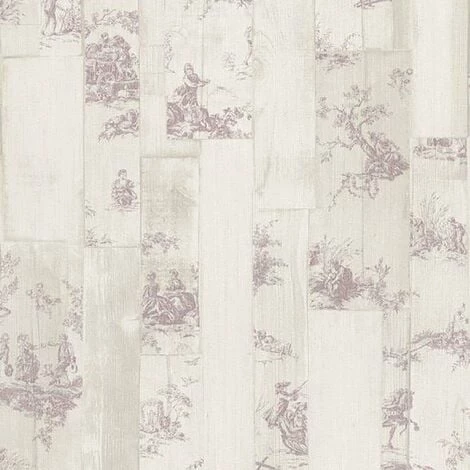 Souvenir Toile De Juoy Purple Wallpaper Rasch Wood Effect Paste The Wall Vinyl Souvenir Toile De Juoy Purple Wallpaper Rasch Wood Effect Paste The Wall Vinyl -RASCH Store 30918465 1