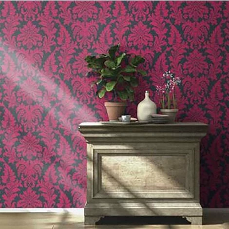 Floral Damask Wallpaper Rasch Paste The Wall Pink Purple Floral Damask Wallpaper Rasch Paste The Wall Pink Purple -RASCH Store 30951586 2