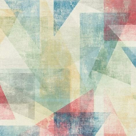 RASCH Linares Triangles Geometric Wallpaper Multicolour Textured Vinyl Feature Wall RASCH Linares Triangles Geometric Wallpaper Multicolour Textured Vinyl Feature Wall -RASCH Store 33535500 2