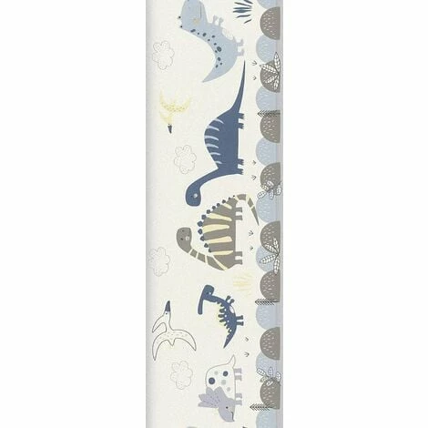 Rasch Dinosaur Wallpaper Border - Blue - 248869 3 Rasch Dinosaur Wallpaper Border - Blue - 248869