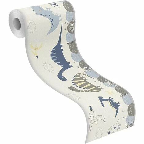 Rasch Dinosaur Wallpaper Border - Blue - 248869 4 Rasch Dinosaur Wallpaper Border - Blue - 248869 - Image 2
