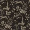 Rasch Wallpaper 409031 Exotic Cheetah Black And Gold