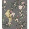 Rasch Wallpaper 543346 Exotic Bird Dark Grey/Multi