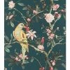 Rasch Wallpaper 543353 Exotic Bird Teal/Multi -RASCH Store 33961287 1