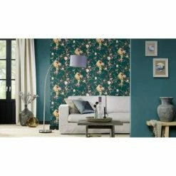 Rasch Wallpaper 543353 Exotic Bird Teal/Multi 3 Rasch Wallpaper 543353 Exotic Bird Teal/Multi -RASCH Store 33961287 2
