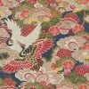 RASCH Oriental Floral Kimono Themed Wallpaper Textured Vinyl Paste The Wall