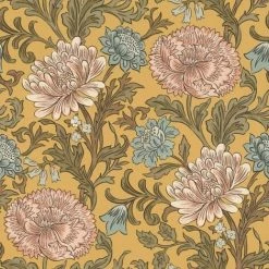 RASCH Sailsbury Cottage Floral Wallpaper Paste The Wall Country Flowers Feature Wall