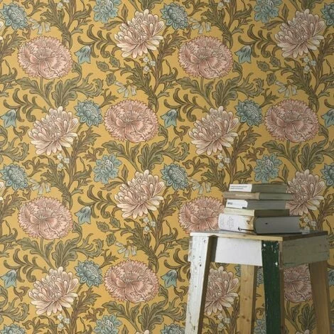 RASCH Sailsbury Cottage Floral Wallpaper Paste The Wall Country Flowers Feature Wall 4 RASCH Sailsbury Cottage Floral Wallpaper Paste The Wall Country Flowers Feature Wall - Image 2