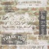 Terracotta Red Brick Wallpaper Retro Signs New York Typography Stone Rasch