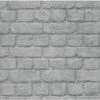 Rasch Silver Brick Wallpaper - 226751 2 Rasch Silver Brick Wallpaper - 226751 -RASCH Store 35647145 1