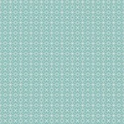 3D Effect Geometric Wallpaper Teal White Retro Diamonds Squares Modern Rasch