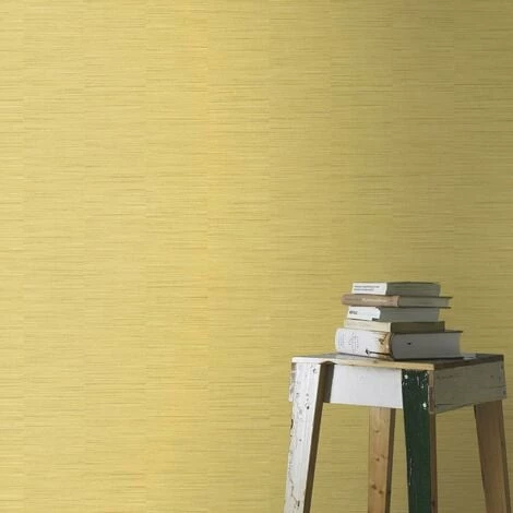 Yellow Textured Wallpaper Rasch Paste The Wall Vinyl Metallic Material Effect Yellow Textured Wallpaper Rasch Paste The Wall Vinyl Metallic Material Effect -RASCH Store 49972055 2
