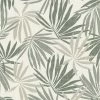 Green Banana Palm Leaf Wallpaper Rasch Paste The Wall Vinyl Textured Silver