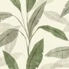 Green Tropical Wallpaper Rasch Paste The Wall Jungle Palm Leaf Slightly Textured