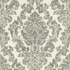 Damask Wallpaper Rasch Paste The Wall Vinyl Textured Grey White -RASCH Store 50047119 1