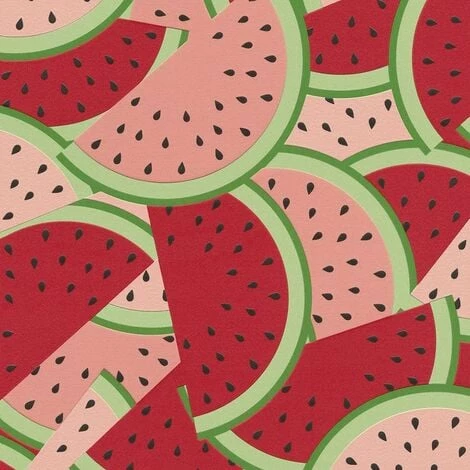 Watermelon Wallpaper Rasch Blown Vinyl Paste The Wall Pink Red Green 3 Watermelon Wallpaper Rasch Blown Vinyl Paste The Wall Pink Red Green