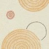 Circles Wallpaper Rasch Blown Vinyl Paste The Wall Textured Orange Cream -RASCH Store 50779494 1