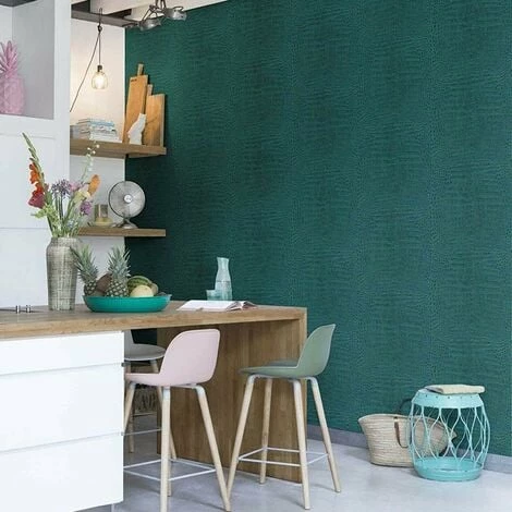 Textured Animal Wallpaper Rasch Crocodile Green Paste The Wall Vinyl 4 Textured Animal Wallpaper Rasch Crocodile Green Paste The Wall Vinyl - Image 2