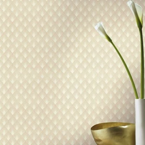 Art Deco Fan Wallpaper Rasch White Beige Paste The Wall Vinyl Textured Art Deco Fan Wallpaper Rasch White Beige Paste The Wall Vinyl Textured -RASCH Store 50827662 2