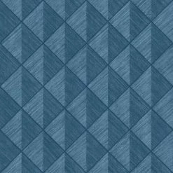 Blue Geometric Wallpaper Rasch Paste The Wall Vinyl Textured
