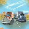 Route 66 Wallpaper Rasch Multicoloured Trucks USA Lorry Kids Children Bedroom -RASCH Store 50886371 1
