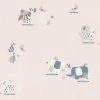 Pink Kids Wallpaper Rasch Animal Motif Cat Zebra Birds Child's Bedroom -RASCH Store 50886378 1