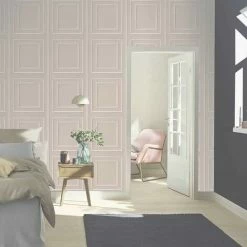 Wood Panel Effect Wallpaper Rasch Cream Grey Natural Modern Contemporary -RASCH Store 51385574 2