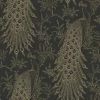 Rasch Wallpaper 405811 Proud Peacock Black And Gold -RASCH Store 53669693 1