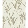Rasch Wallpaper 541939 Shimmering Leaves Cream Gld