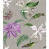 Rasch Wallpaper 276595 Tropique Hummiingbird Silver And Purple -RASCH Store 55415535 1