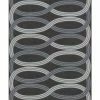 Rasch Wallpaper 541700 Shimmering Infinity Charcoal Silver