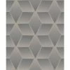 Rasch Wallpaper 310610 3D Geo Grey