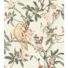 Rasch Wallpaper 543315 Exotic Bird Cream/Blush