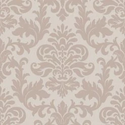 Rasch Wallpaper 275796 Damask Rose Gold