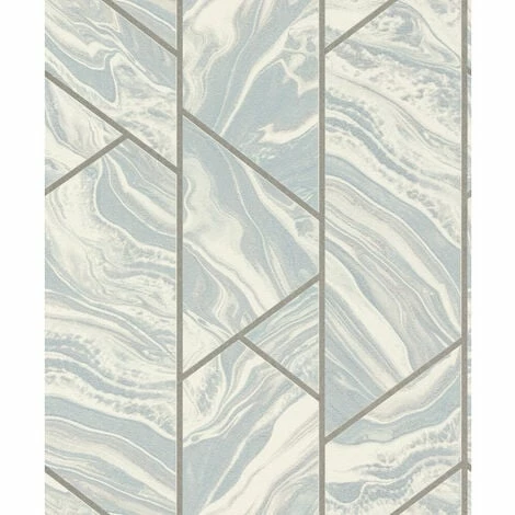 Rasch Wallpaper 310924 Marble Geo Duck Egg 3 Rasch Wallpaper 310924 Marble Geo Duck Egg