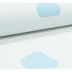 Rasch Blue Clouds Motif Cartoon Childrens Sky Bedroom Wallpaper 210644