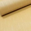 Rasch Plain Textured Mustard Gold Silver Metallic Lines Free Match Wallpaper