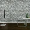 Rasch Light Grey Brick Stone Wall Effect Luxury Textured Wallpaper 265620