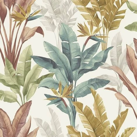 Rasch Madagascar Multicoloured Tropical Floral Paste The Paper Wallpaper 3 Rasch Madagascar Multicoloured Tropical Floral Paste The Paper Wallpaper