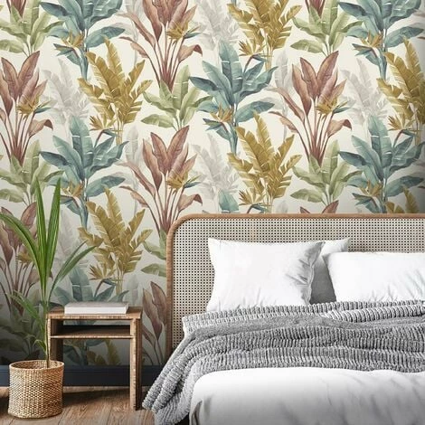 Rasch Madagascar Multicoloured Tropical Floral Paste The Paper Wallpaper 5 Rasch Madagascar Multicoloured Tropical Floral Paste The Paper Wallpaper - Image 3