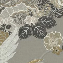 RASCH Grey Kyoto Crane Wallpaper Textured Oriental Japanese Birds Floral Yellow -RASCH Store 61641192 4