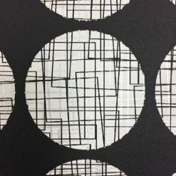 Rasch 3D Effect Maze Matrix Lines Wallpaper Black Metallic Geometric Circles -RASCH Store 6467168 3