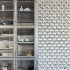 Rasch Abstract Scalloped Fan White Black Grey Paste The Wall Wallpaper -RASCH Store 68568441 3