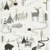 Rasch Adventure Forest Wallpaper (32.1ft X 21in) (Grey/White)