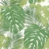 Rasch Portfolio XII Leaves Wallpaper (10m X 53cm) (Green)