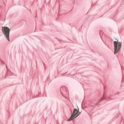 Rasch Flamingo Wallpaper (One Size) (Pink)